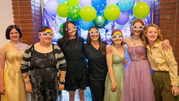 Members of the Eastern Utah Teen Council gather for group photo, during a graduation party in Price, on Thursday, May 19, 2022.