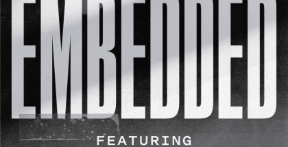 Black and white graphic cover image with text "Embedded Featuring Buffalo Extreme"
